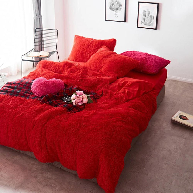 Luxury Plush Duvet Cover & Bed Sheet Set