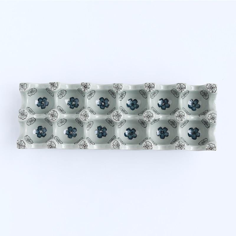Japanese Ceramic Egg Tray