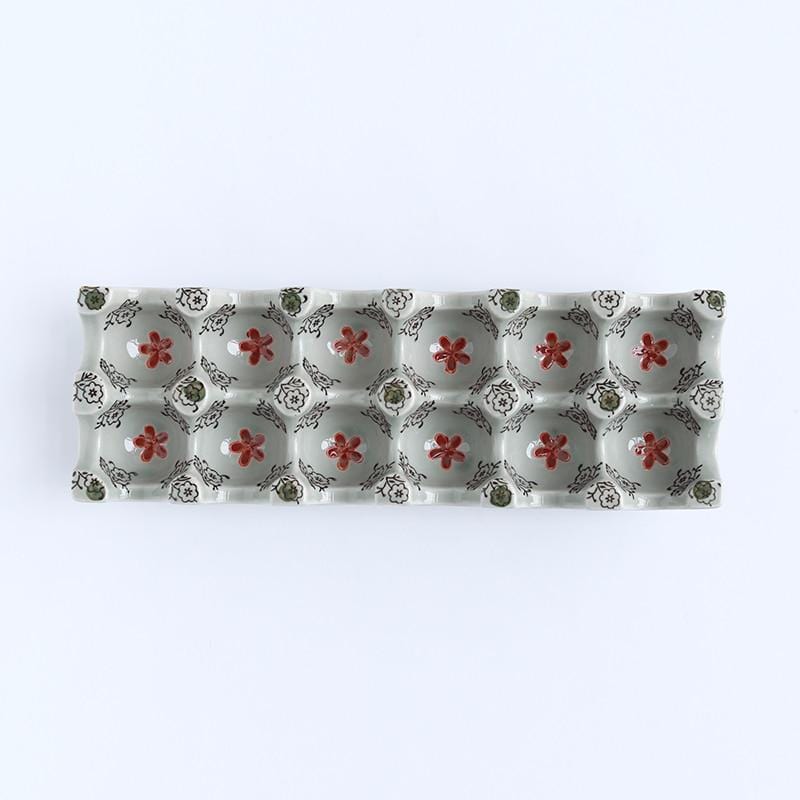 Japanese Ceramic Egg Tray