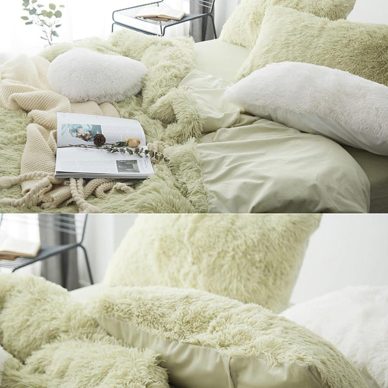 Luxury Plush Duvet Cover & Bed Sheet Set