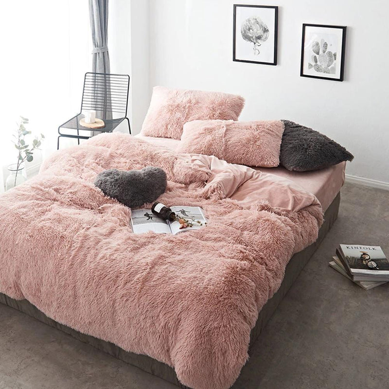 Luxury Plush Duvet Cover & Bed Sheet Set