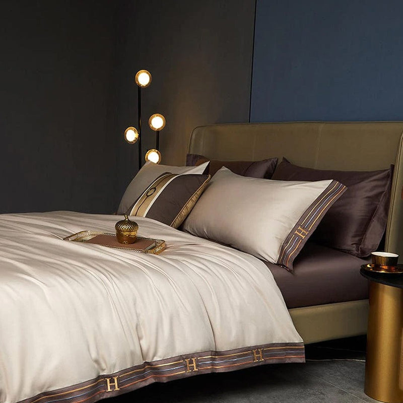 Dania Luxury Egyptian Duvet Cover & Sheet Set