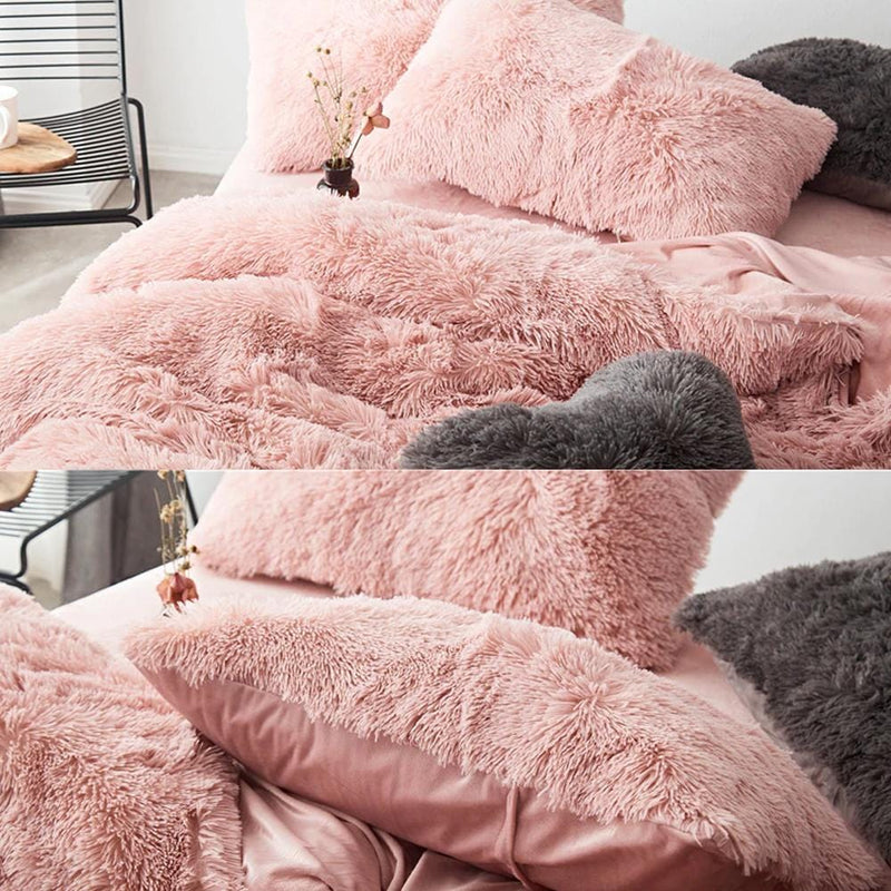 Luxury Plush Duvet Cover & Bed Sheet Set