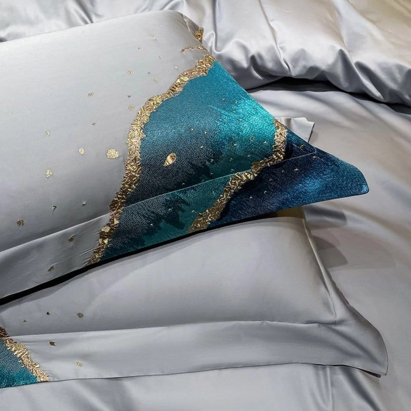 Marine Luxury Duvet Cover Set (Egyptian Cotton)