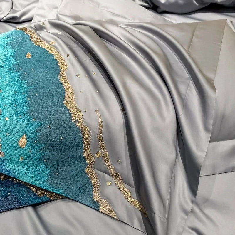 Marine Luxury Duvet Cover Set (Egyptian Cotton)