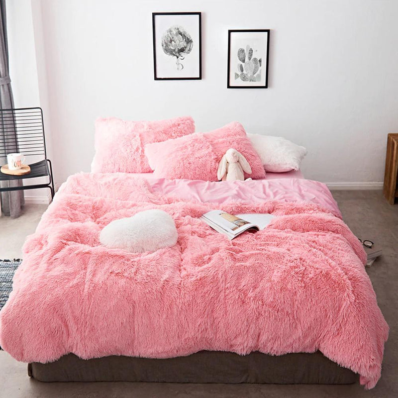 Luxury Plush Duvet Cover & Bed Sheet Set