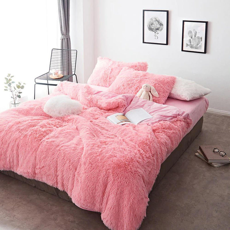 Luxury Plush Duvet Cover & Bed Sheet Set