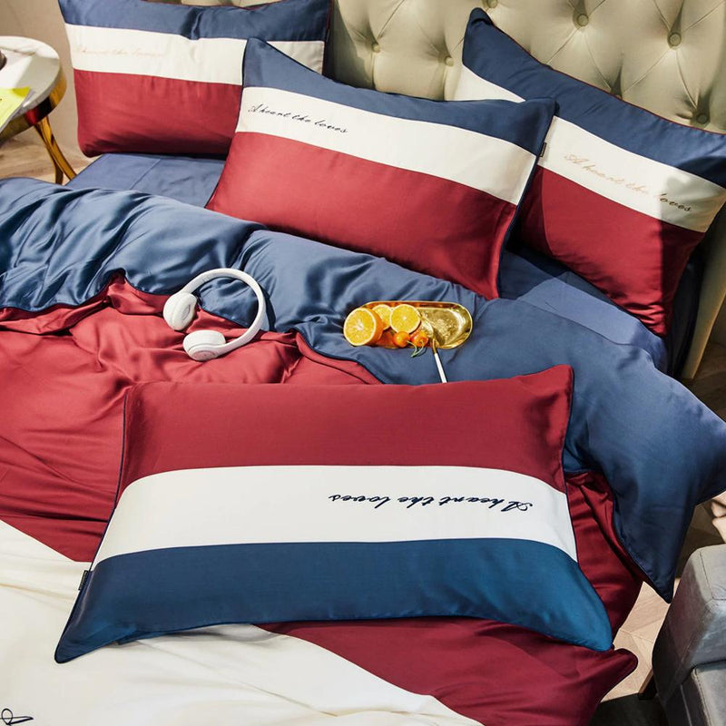 Pure Tencel Silk Duvet Cover & Bed Sheet Set
