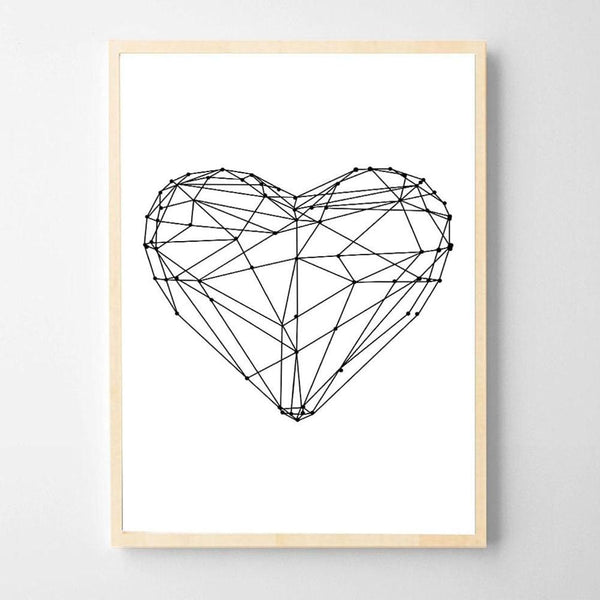 Nordic Style Geometry Art