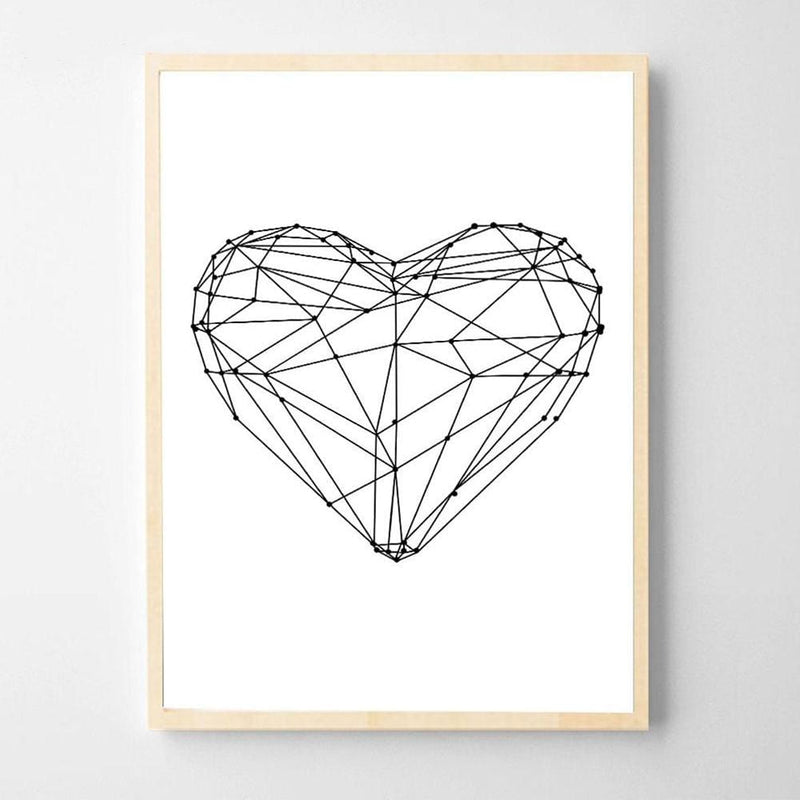 Nordic Style Geometry Art