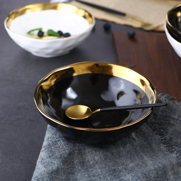 Black & White Ceramic Bowl