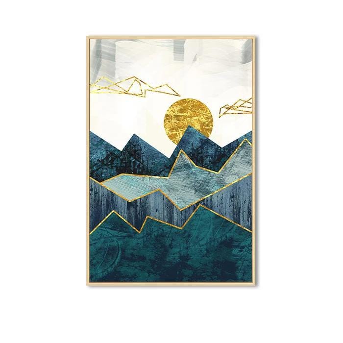 Abstract Mountain Wall Art