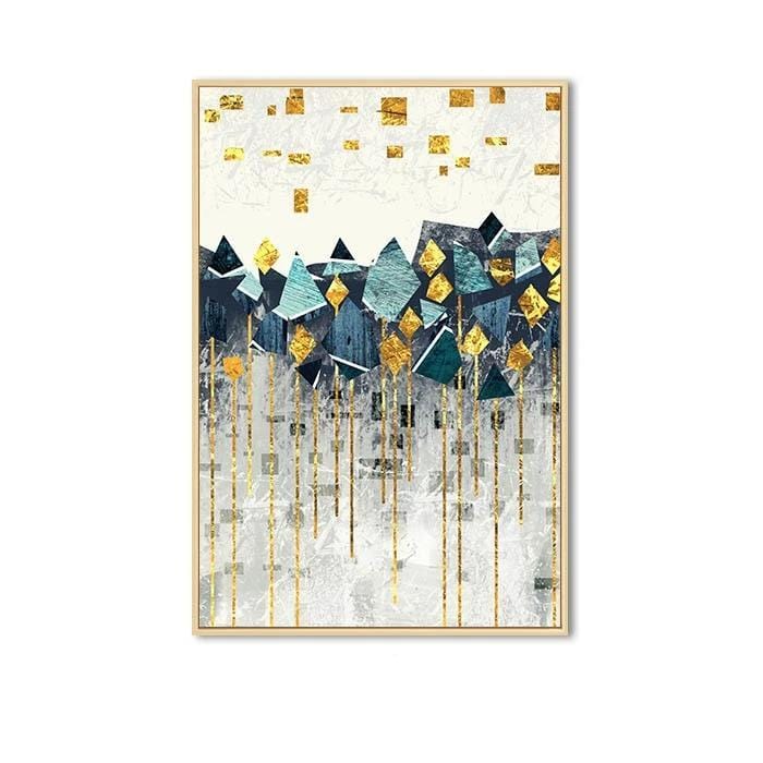 Abstract Mountain Wall Art