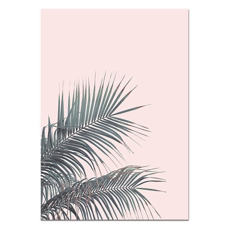 Flamingo Flower Wall Art