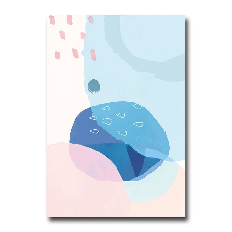 Colorful Geometry Blocks Wall Art