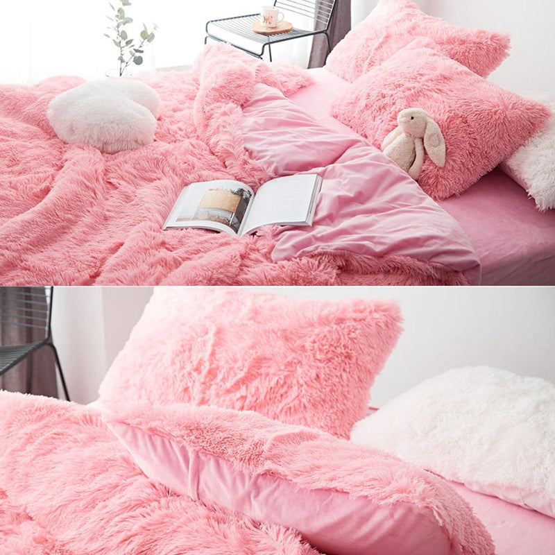 Luxury Plush Duvet Cover & Bed Sheet Set