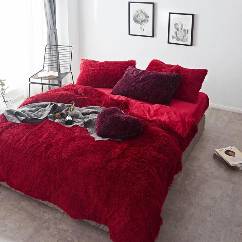 Luxury Plush Duvet Cover & Bed Sheet Set