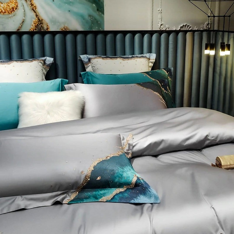 Marine Luxury Duvet Cover Set (Egyptian Cotton)
