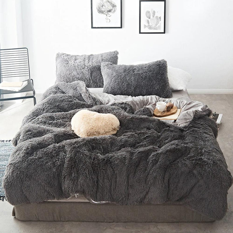 Luxury Plush Duvet Cover & Bed Sheet Set
