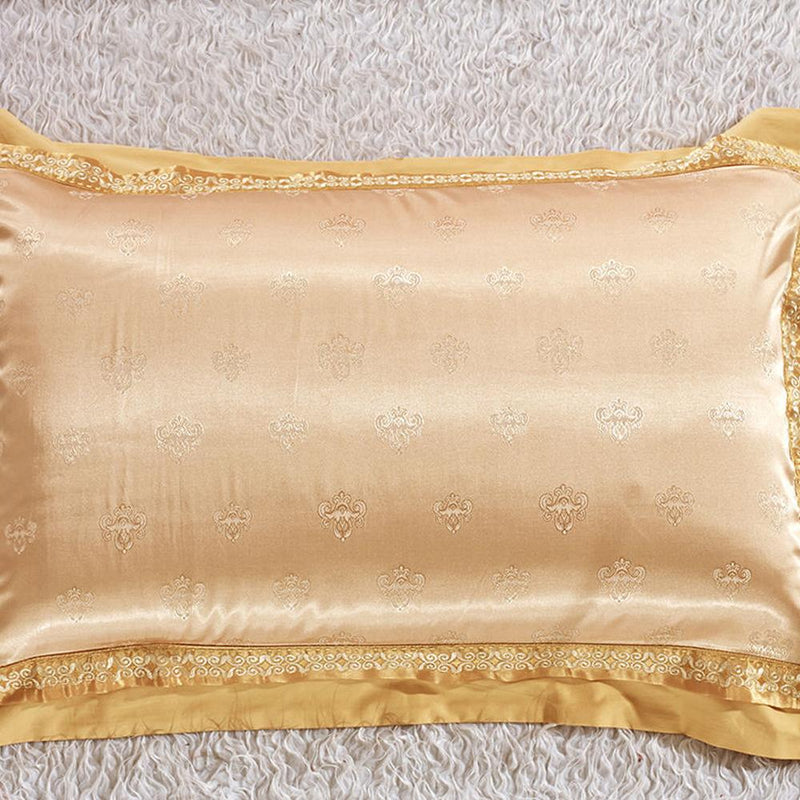 Luxury Gold/Silver Duvet Cover & Bed Sheet Set