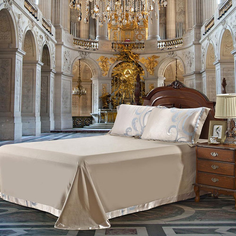 Luxury Gold/Silver Duvet Cover & Bed Sheet Set