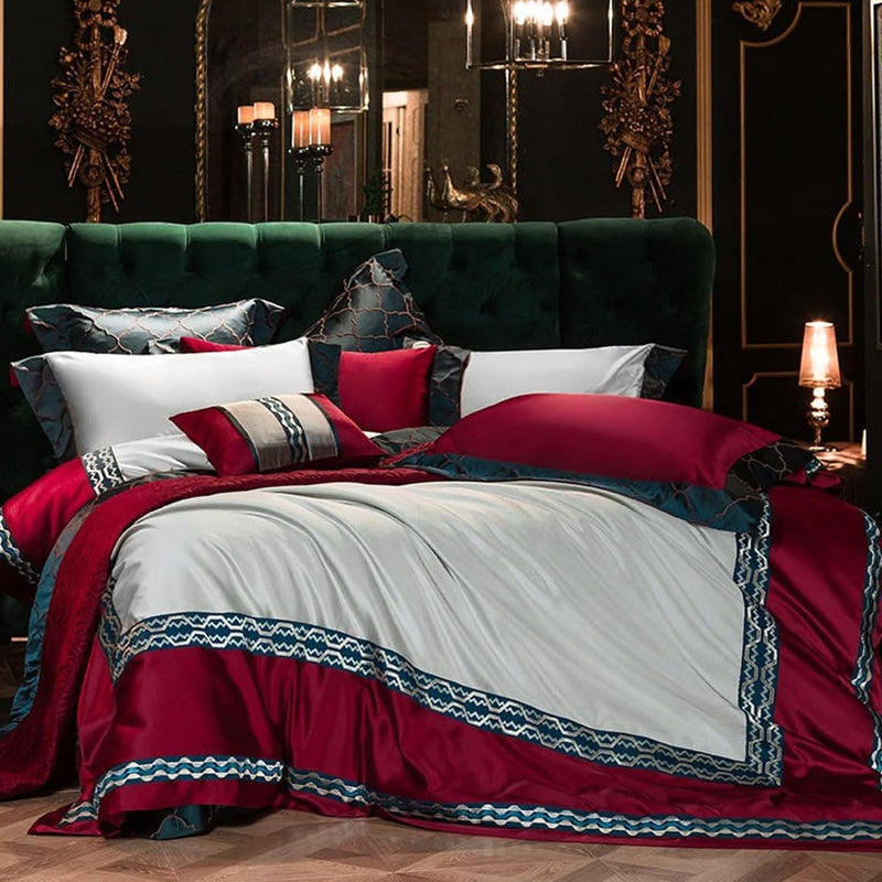 Vermilion Luxury Duvet Cover Set