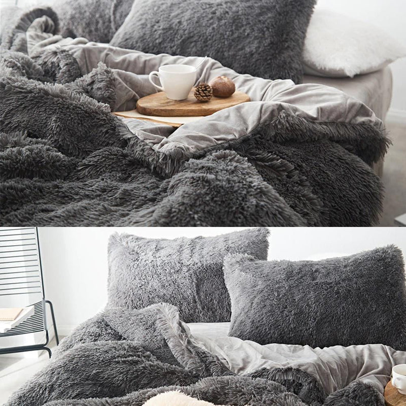 Luxury Plush Duvet Cover & Bed Sheet Set
