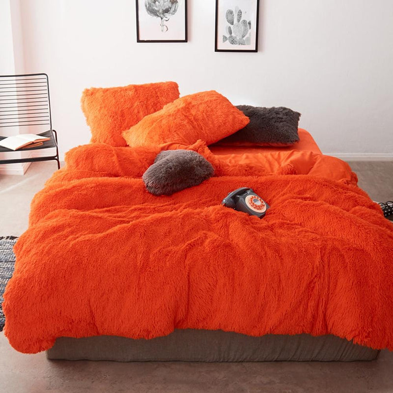 Luxury Plush Duvet Cover & Bed Sheet Set