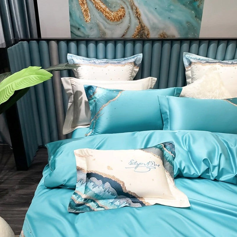 Marine Luxury Duvet Cover Set (Egyptian Cotton)