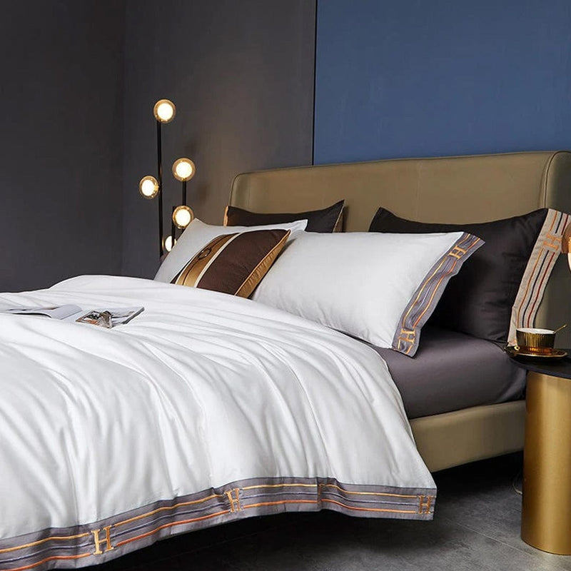 Dania Luxury Egyptian Duvet Cover & Sheet Set