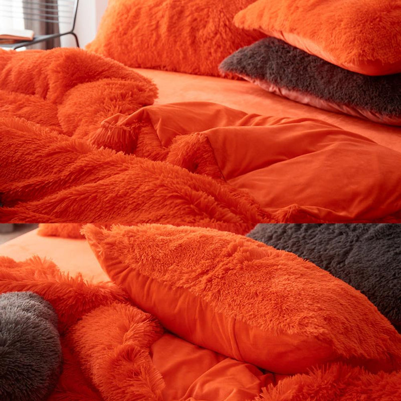 Luxury Plush Duvet Cover & Bed Sheet Set