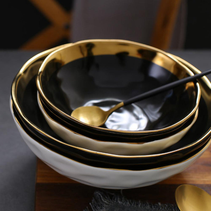 Black & White Ceramic Bowl