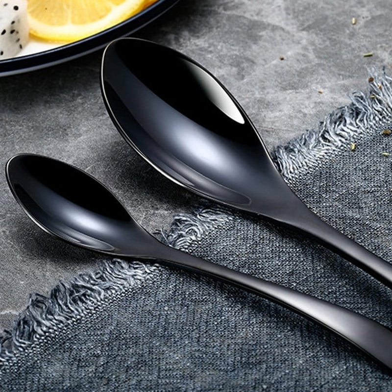 Prime Quality Black Flatware Set
