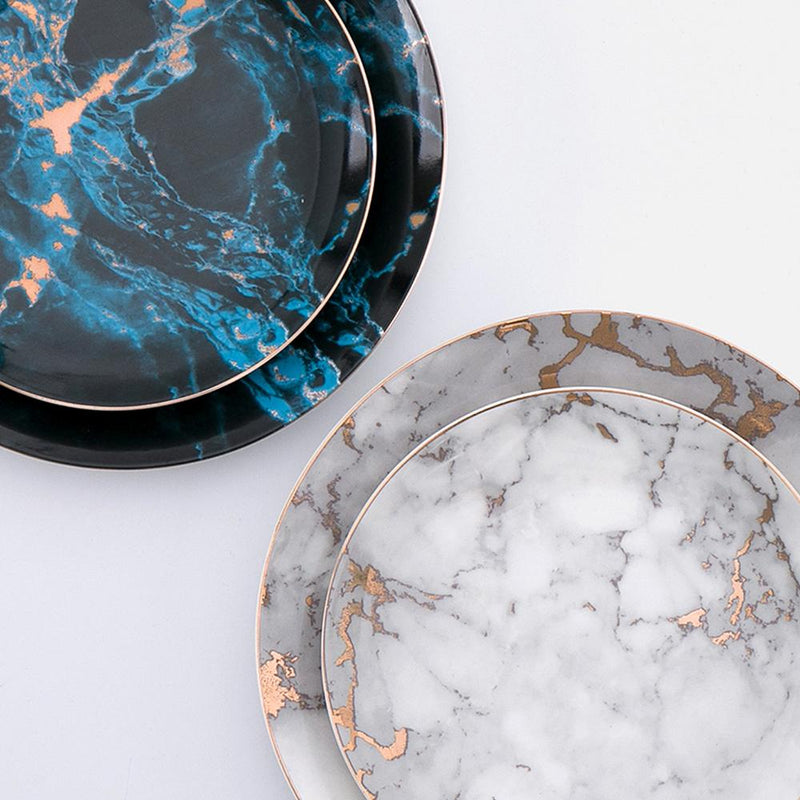 Lightning Marble Plates