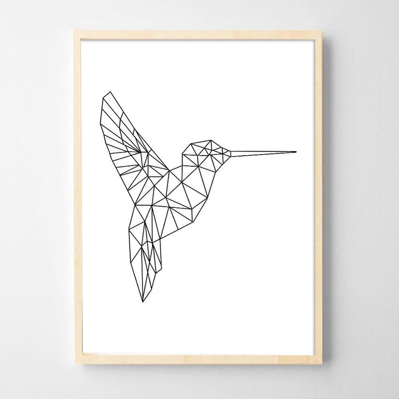 Nordic Style Geometry Art