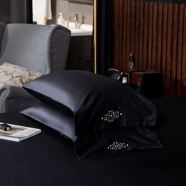 Egyptian Black Pillow Cover