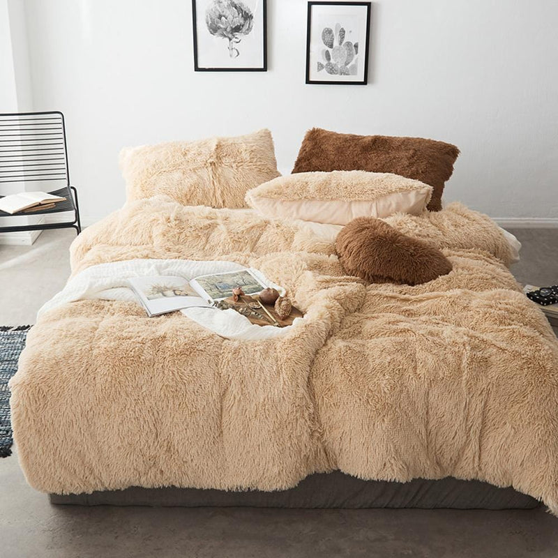 Luxury Plush Duvet Cover & Bed Sheet Set