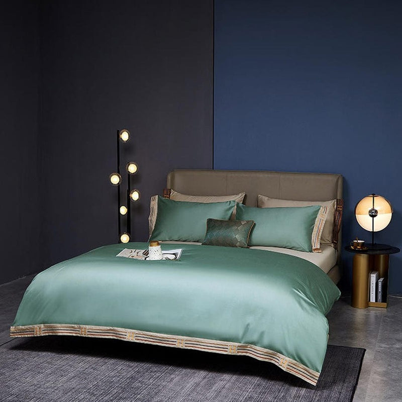 Dania Luxury Egyptian Duvet Cover & Sheet Set