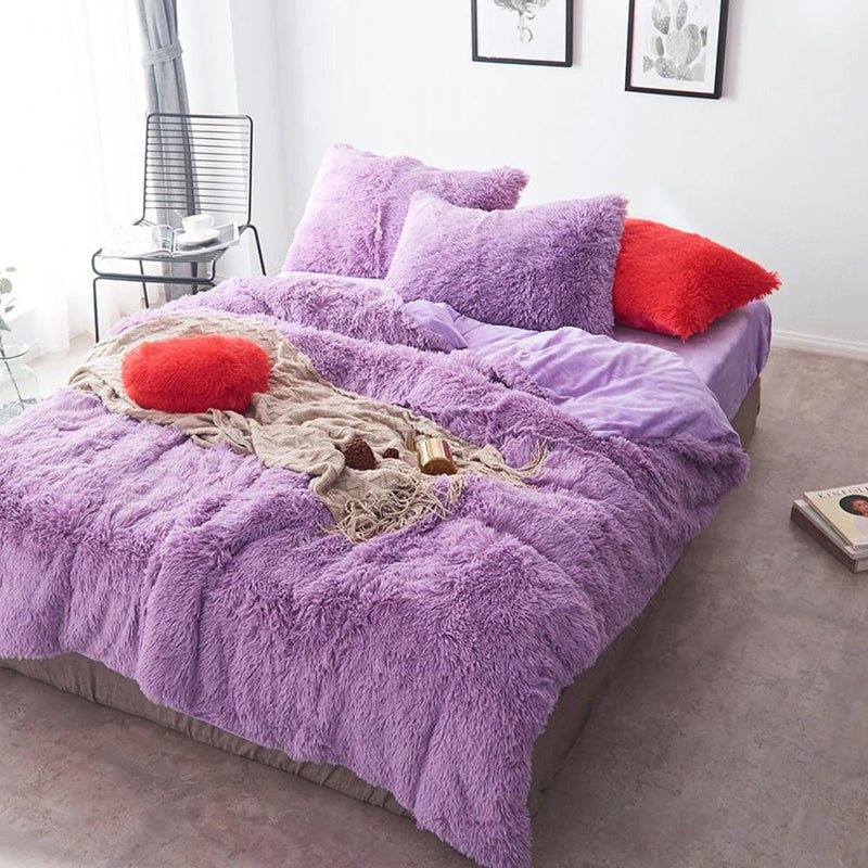 Luxury Plush Duvet Cover & Bed Sheet Set
