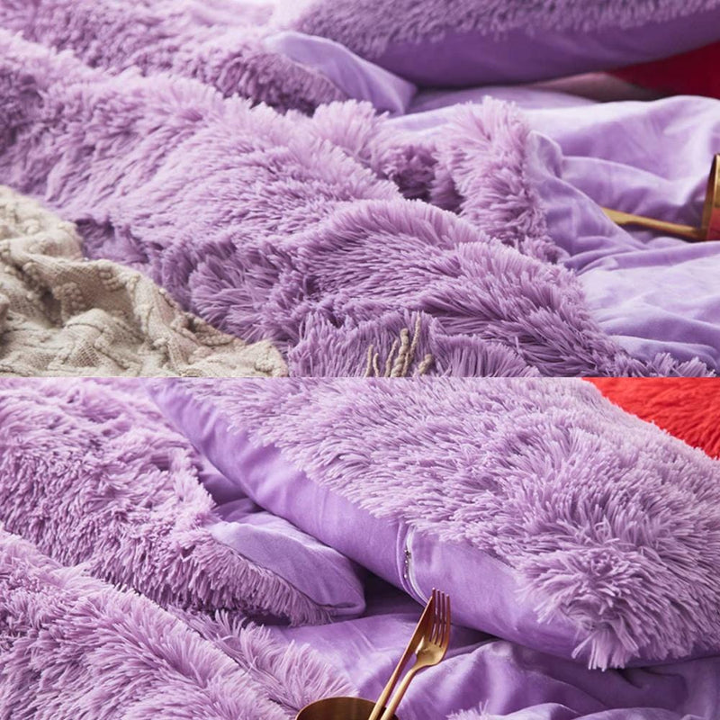 Luxury Plush Duvet Cover & Bed Sheet Set