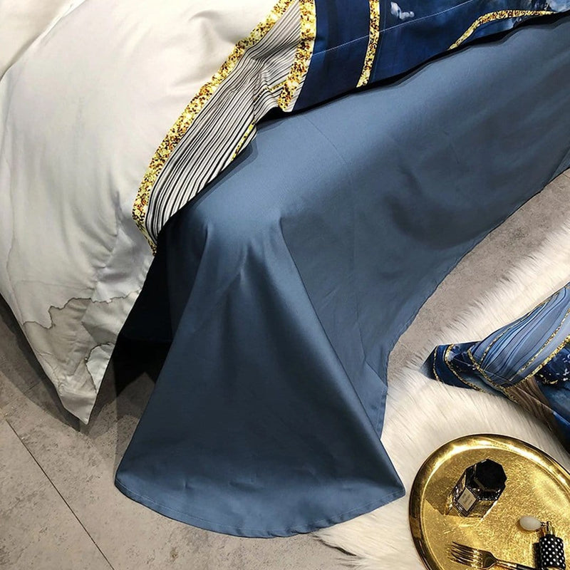Origami Marble Luxury Duvet Cover Set