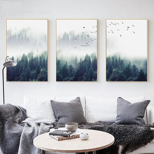 Nordic Magical Forest Art