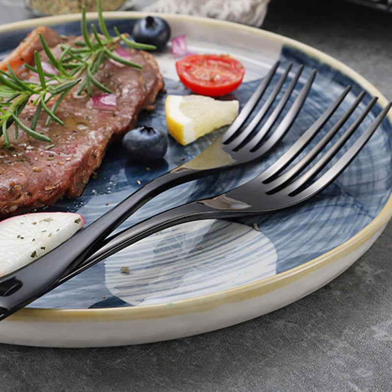 Prime Quality Black Flatware Set