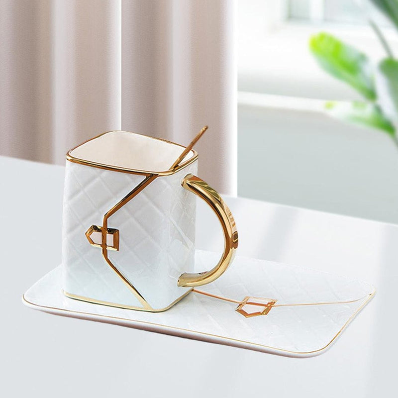Gold Plated Handbag Shaped Mug