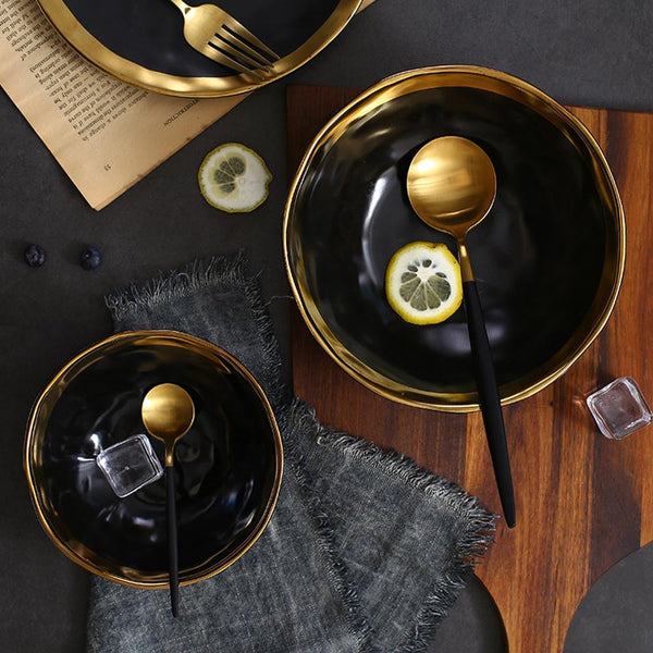 Black & White Ceramic Bowl
