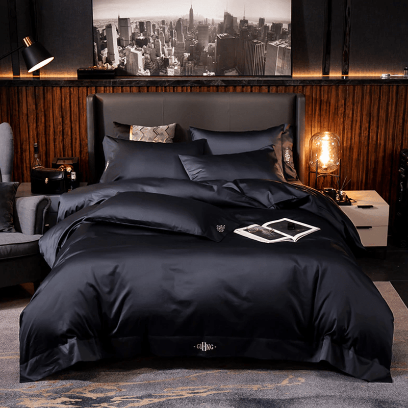 Egyptian Black Pillow Cover