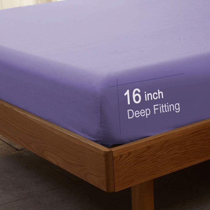 Lavender Egyptian Micro Fiber Sheet 1800TC