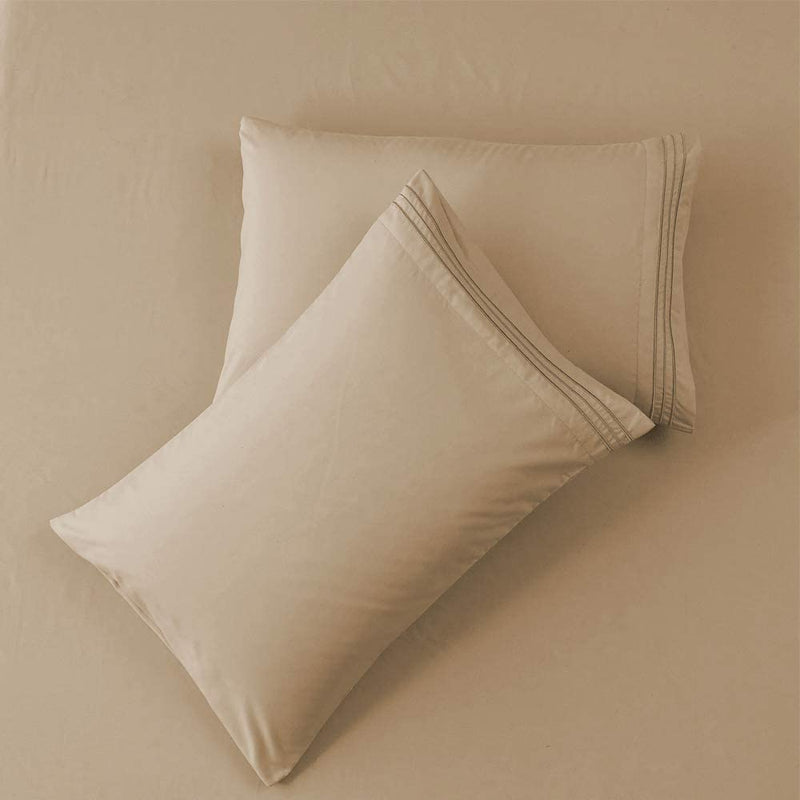 Taupe Egyptian Micro Fiber Sheet 1800TC