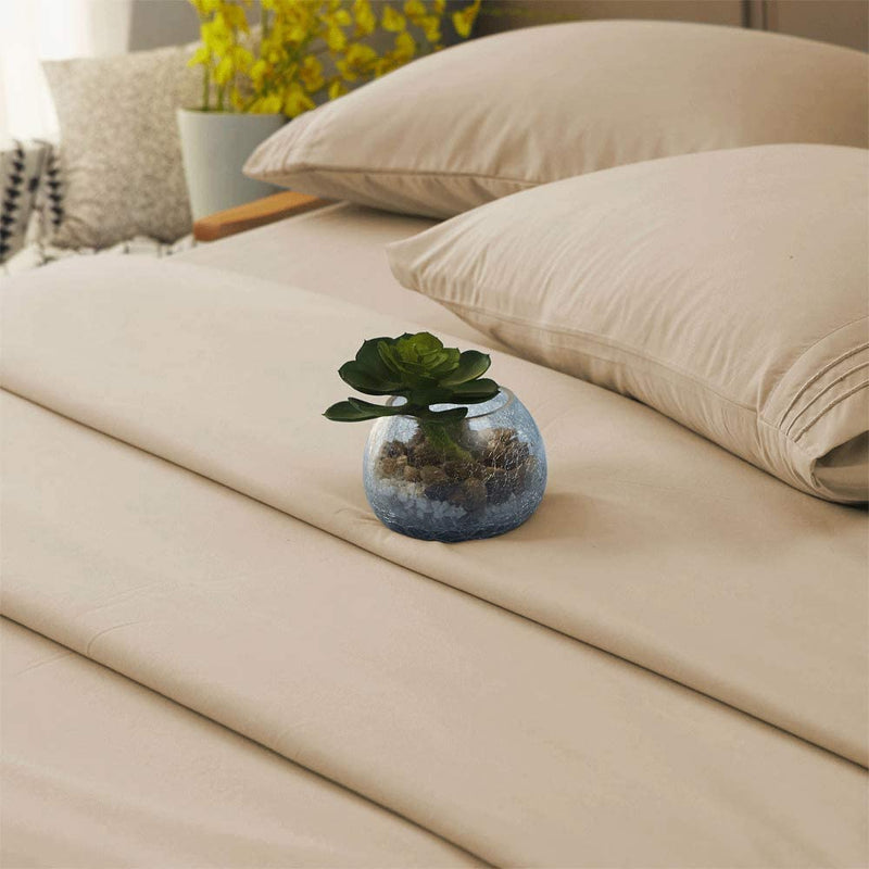 Taupe Egyptian Micro Fiber Sheet 1800TC