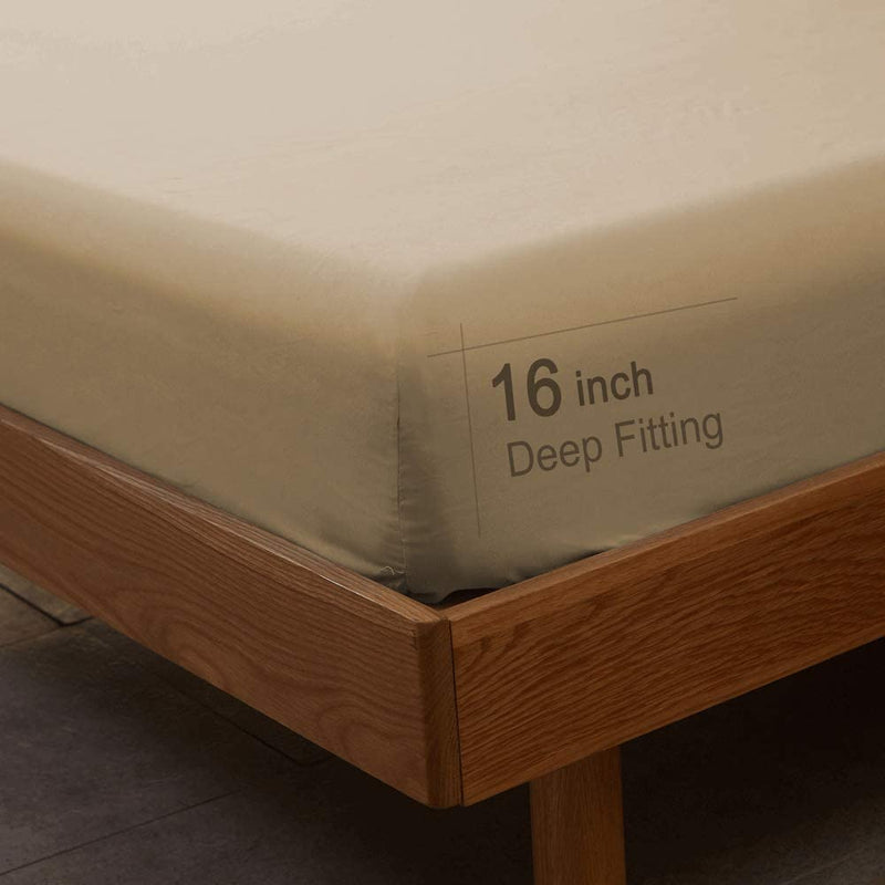 Taupe Egyptian Micro Fiber Sheet 1800TC